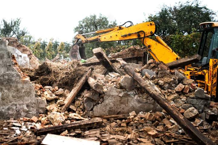 Chantier de démolition Meximieux